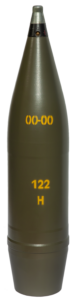 122 mm HE Munícia pre 122 mm D-30 a 2S1 GVOZDIKA